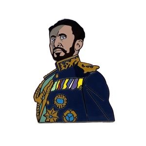 Emperor Haile Selassie Lapel Pin